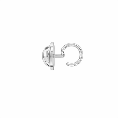 Evia Silver Nose Pin