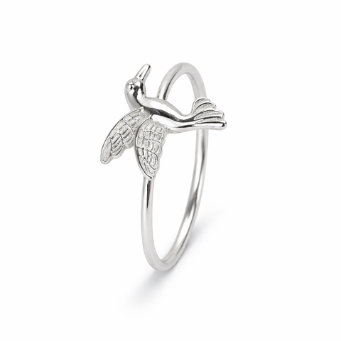 Anna Sterling Silver Humming Bird Ring