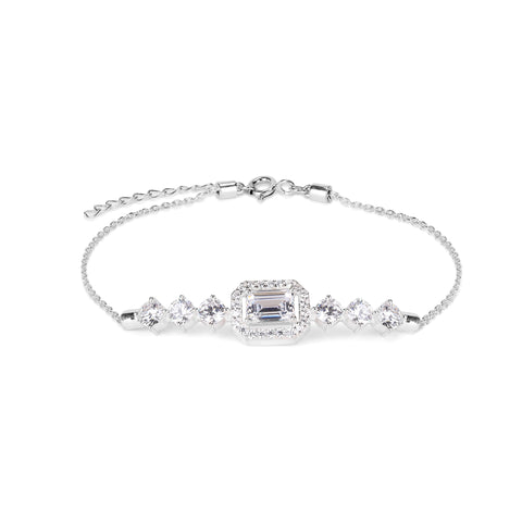Aris Silver Zirconia Bracelets