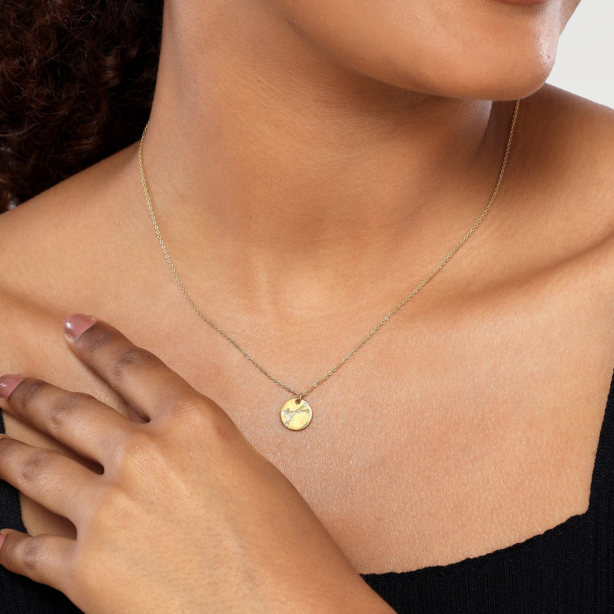 Anna White Topaz Birth Necklace