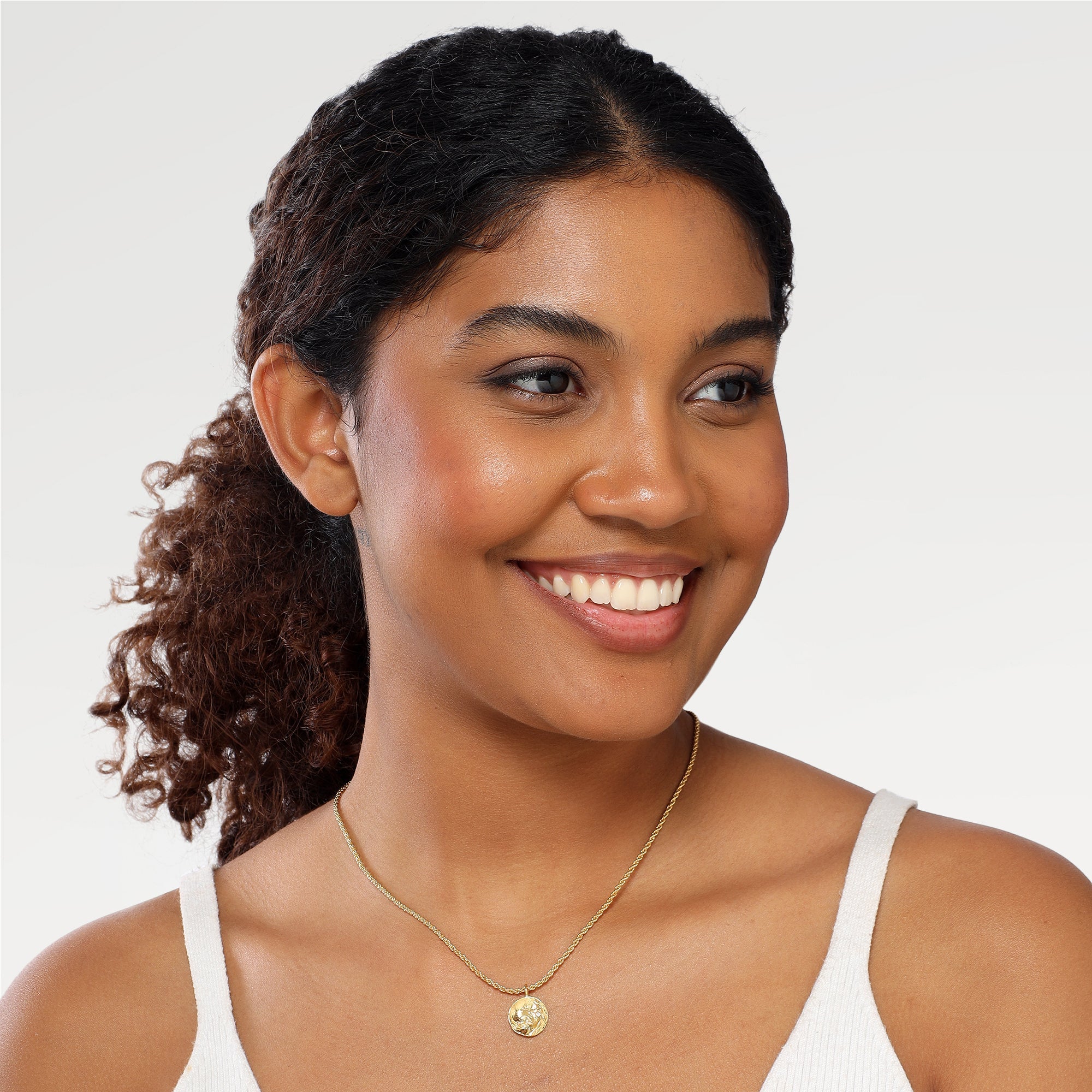 Grace Texture Slider Necklace