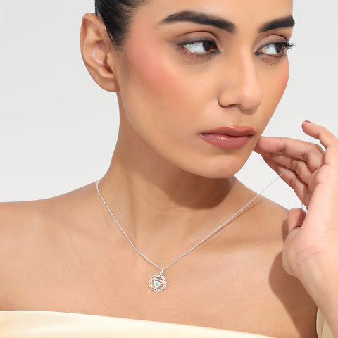 Anna Silver Chakra Pendant