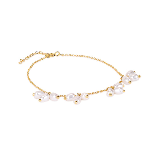 Iren Silver Pearl Bracelets