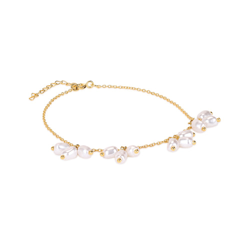 Iren Silver Pearl Bracelets