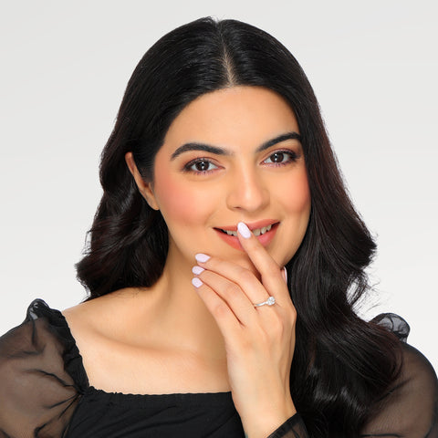 Pyra Silver Adjustable Ring