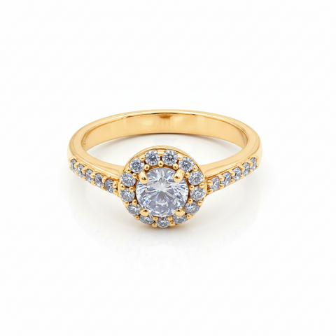 Ruth Silver Diamond Adjustable Ring