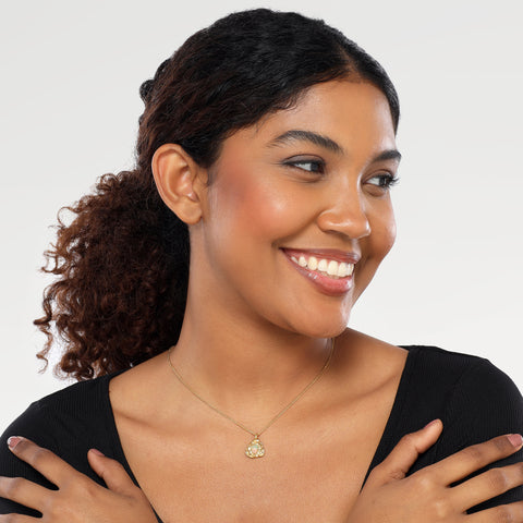 Eira Silver Opal Necklace