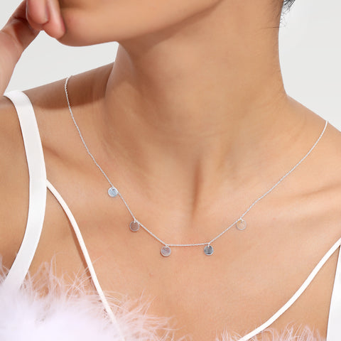 Mia Sterling Silver Elegant Necklace