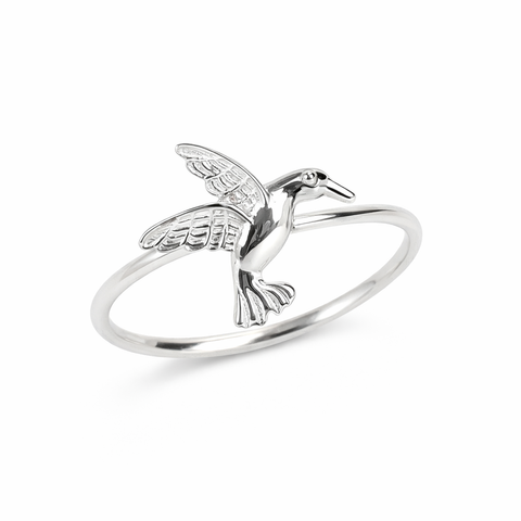 Anna Sterling Silver Humming Bird Ring