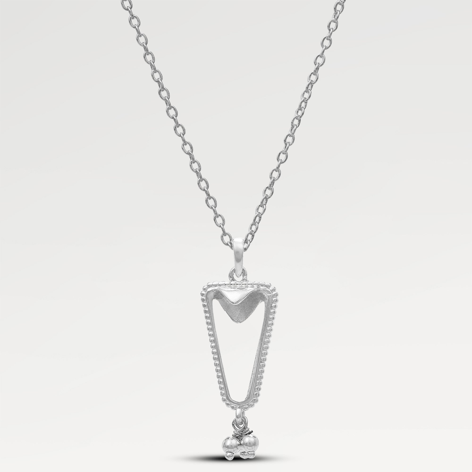 Kate Rock Crystal Triangle Pendant