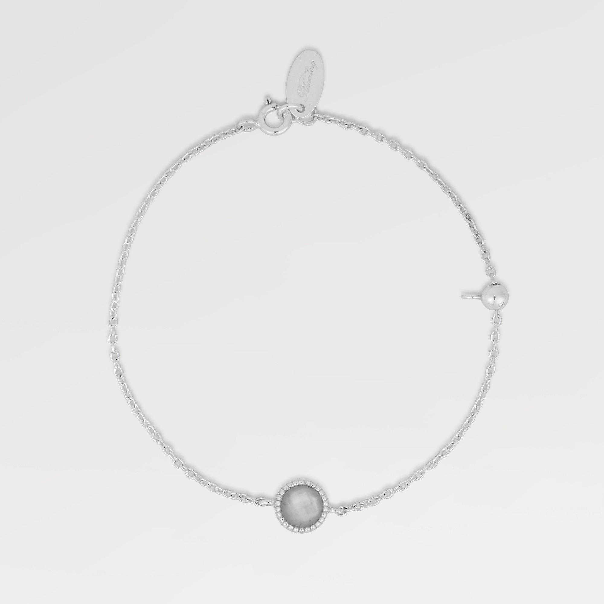 High Polish Plain Heart Link Bracelets