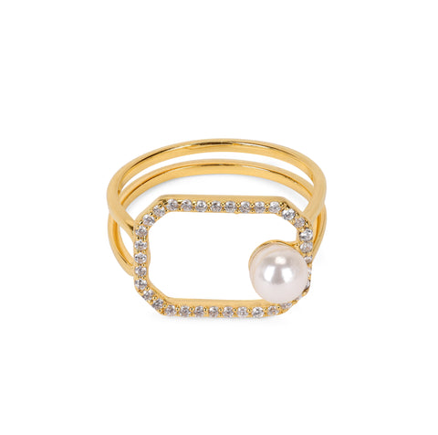 Tio Silver Adjustable Ring