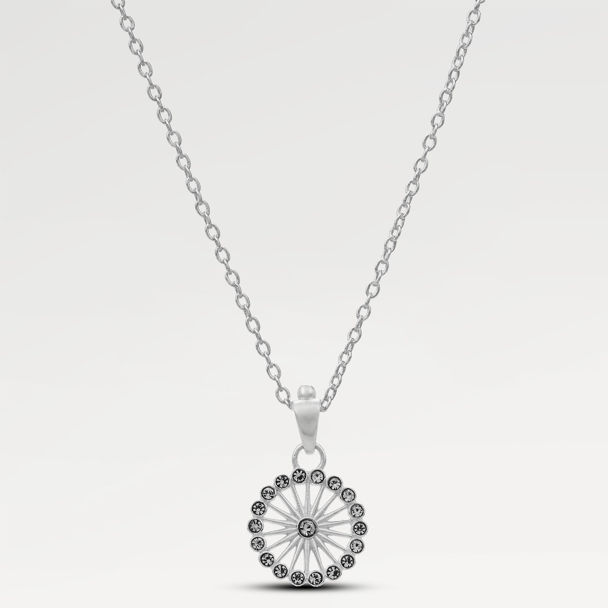 Zoe Chaton Crystal Circle Pendant