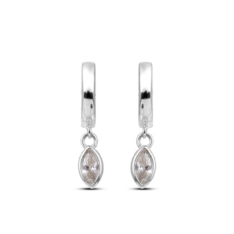 Ree Silver Zirconia Earrings