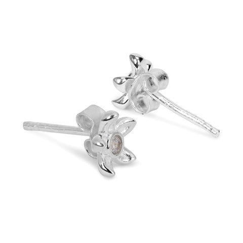 Kate Sterling Silver Flower Stud Earrings
