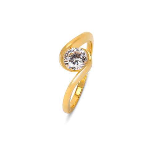 Qeya Zirconia Adjustable Ring