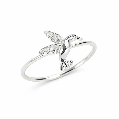 Anna Sterling Silver Humming Bird Ring