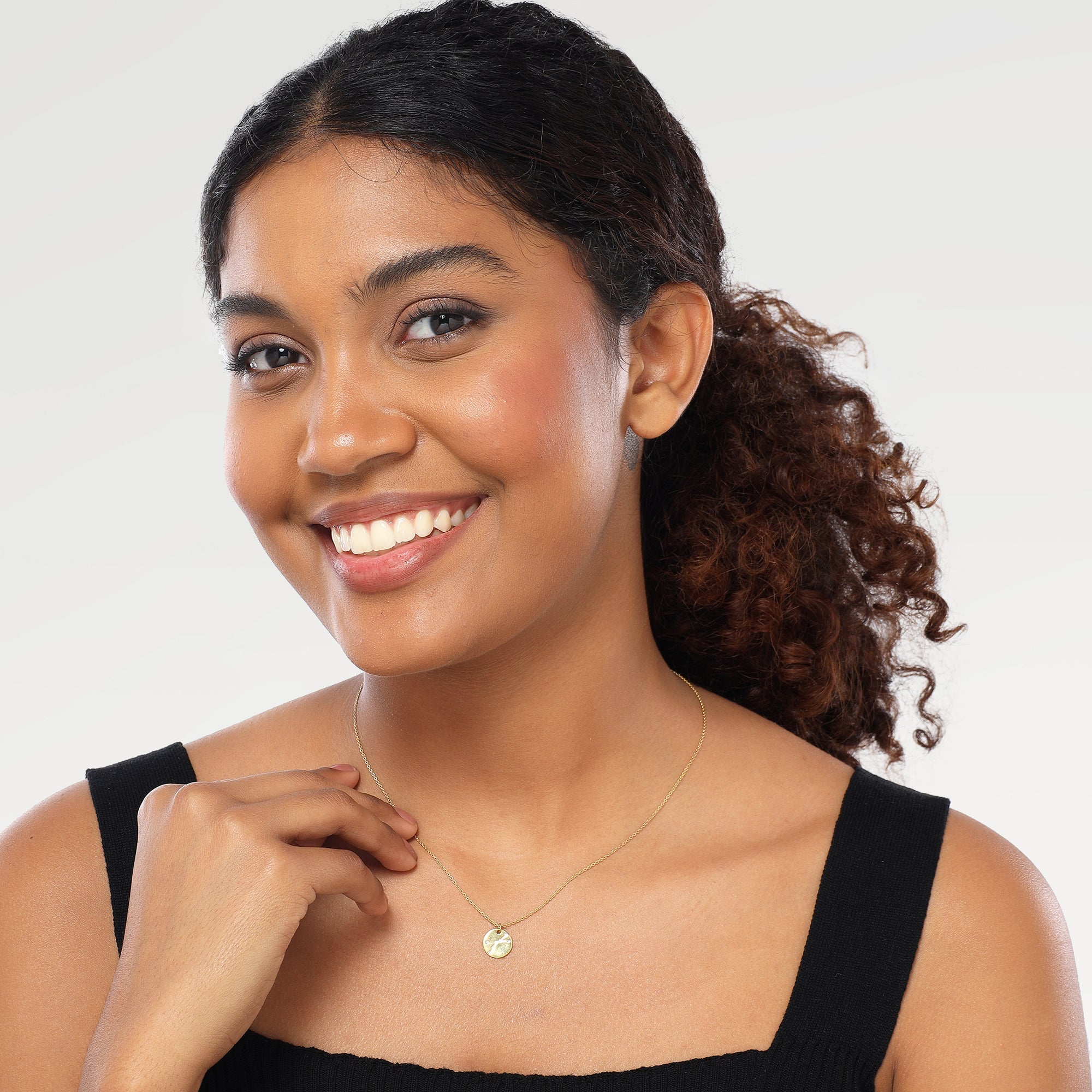 Anna White Topaz Birth Necklace