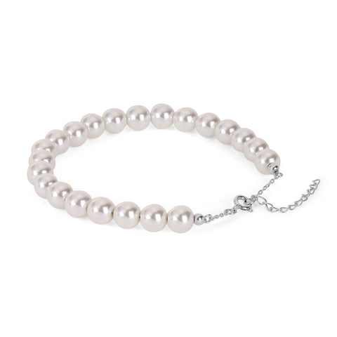 Elin Silver Pearl Bracelets