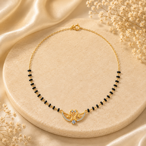 Dira Silver Mangalsutra