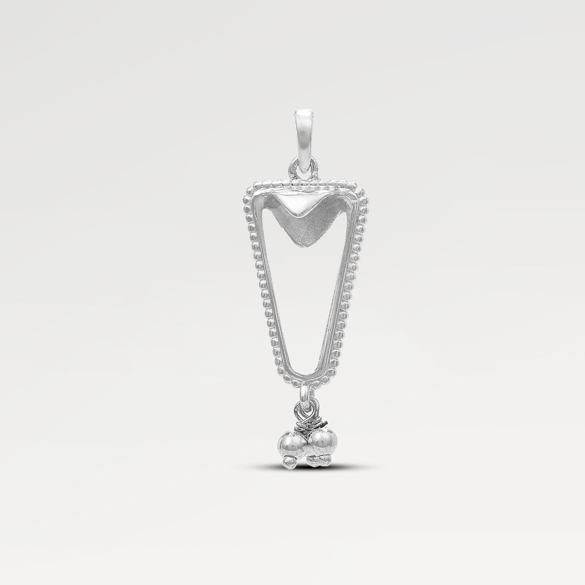 Kate Rock Crystal Triangle Pendant
