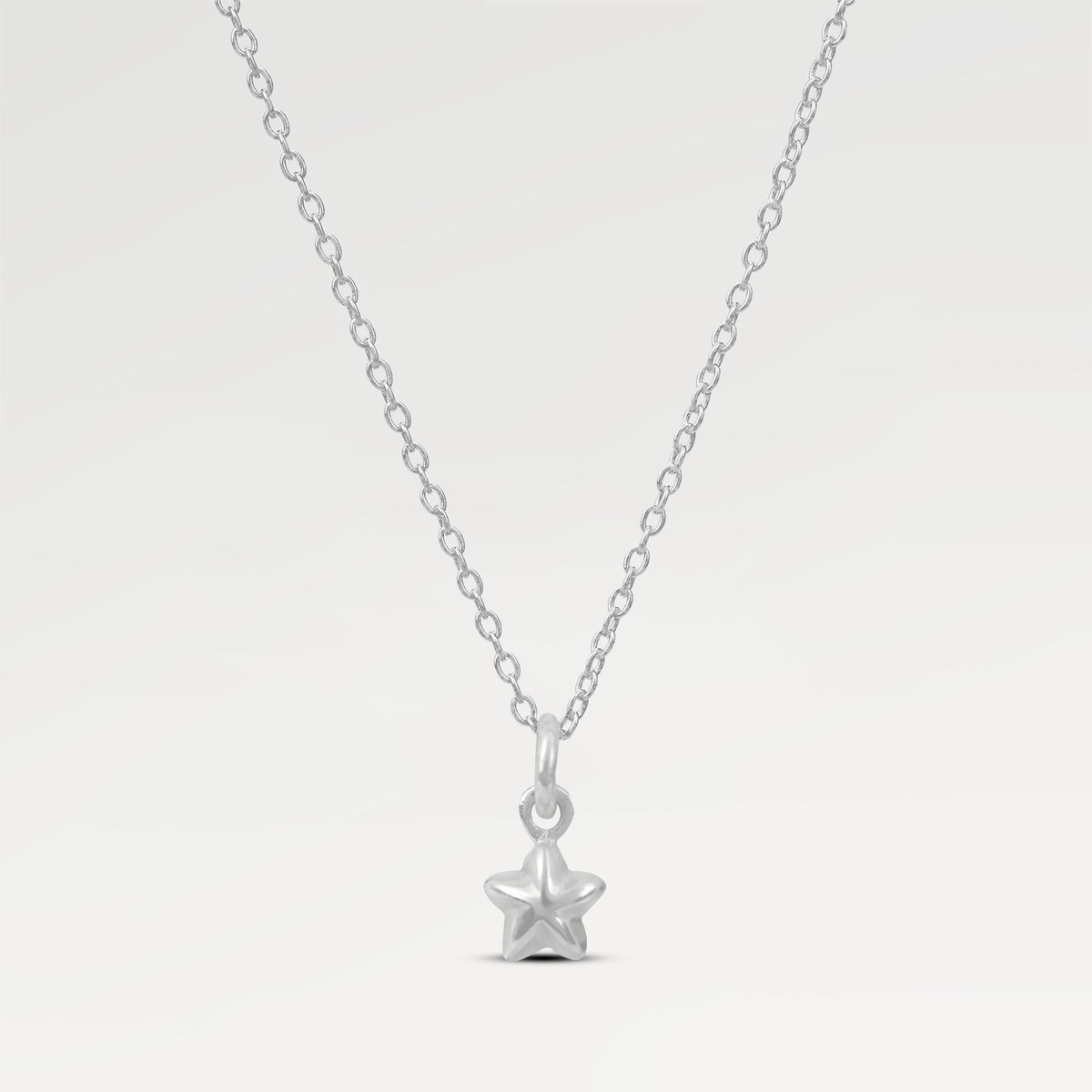 Silver Plated Plain Star Pendants
