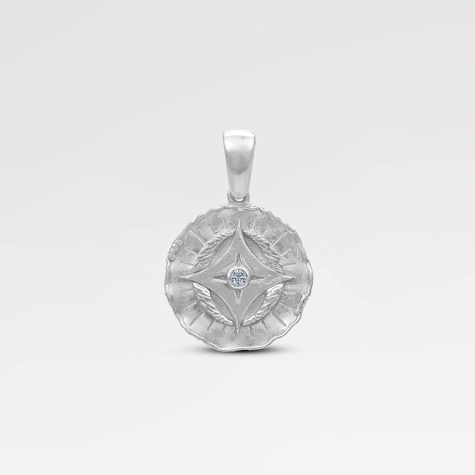 June Zirconia Bezel Pendant