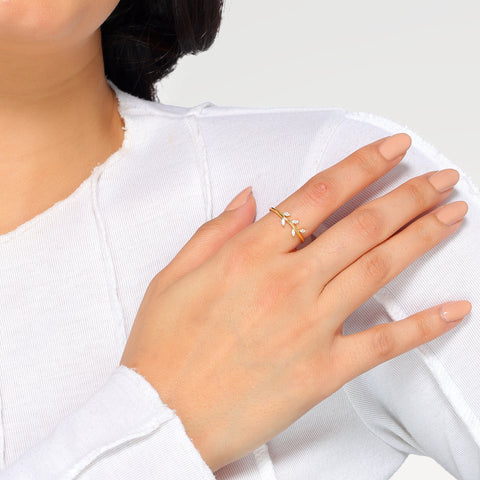 Qira Zirconia Adjustable Ring