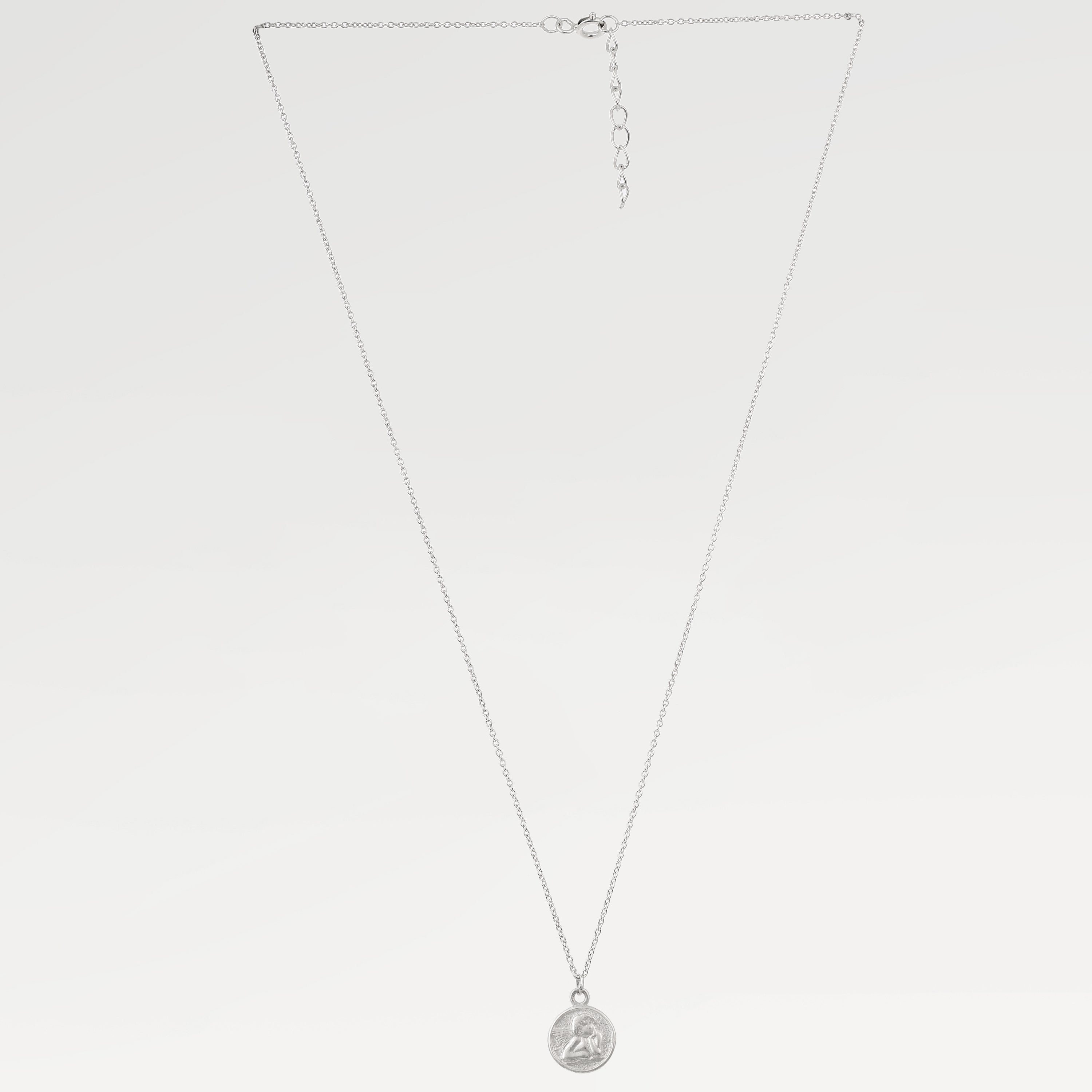 Grace Silver Angel Slider Necklace