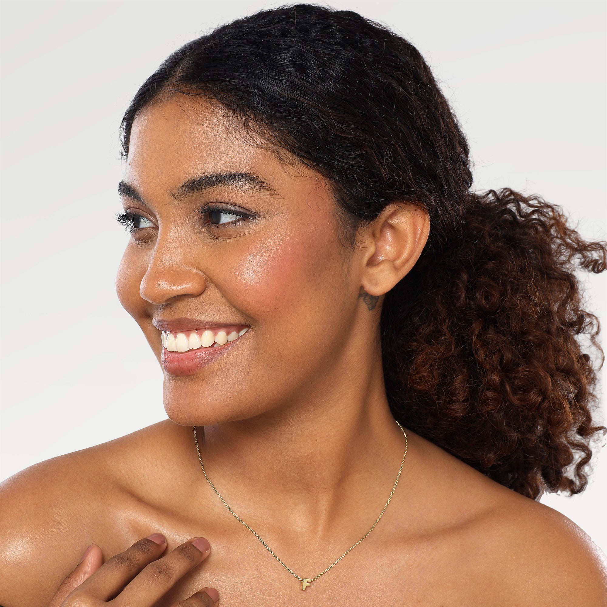 Ivy Minimal Alphabet Necklace
