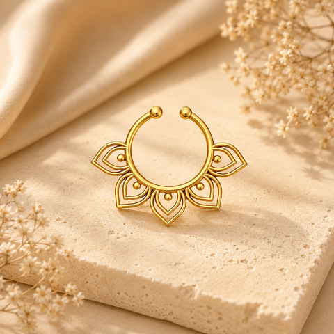 Pyra Silver Nose Pin