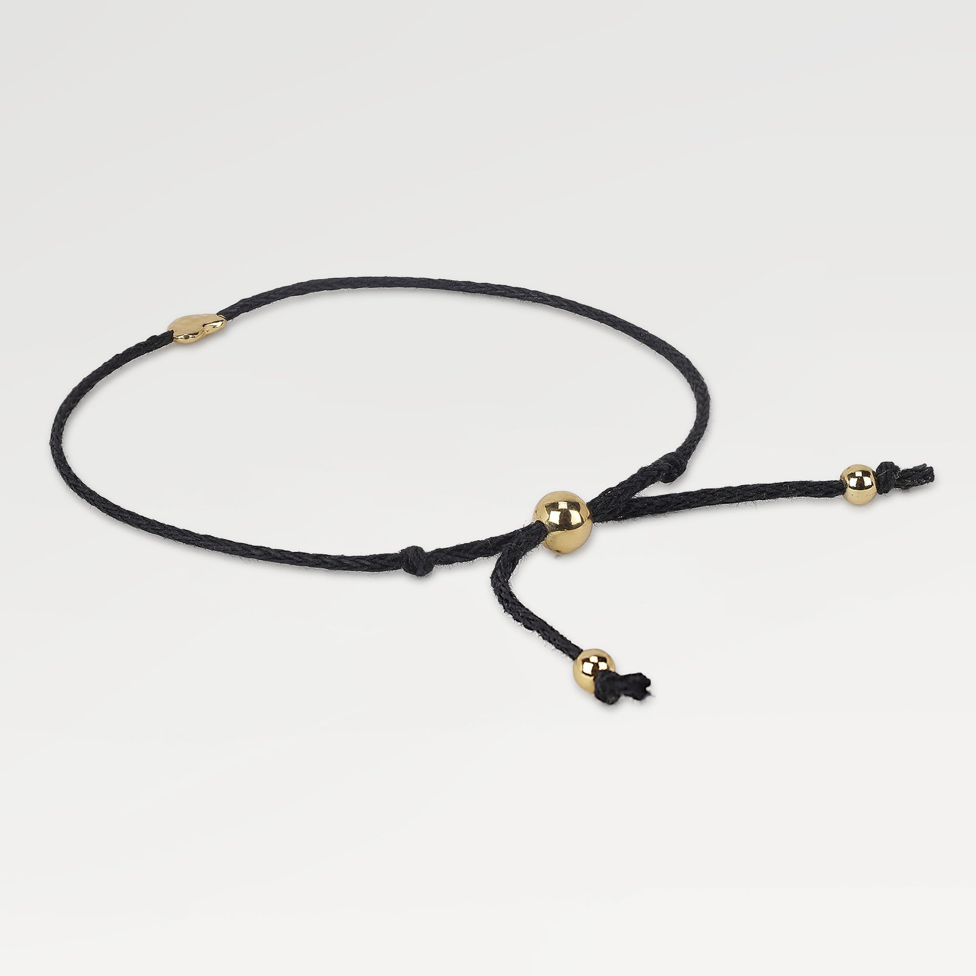 Kate Yellow Gold Plated Heart Thread Bracelet
