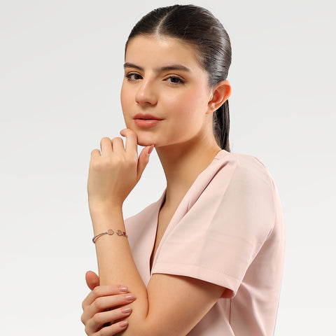 Lena Silver Quartz Bangle