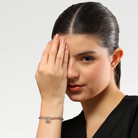 Lara Silver Linking Bracelets