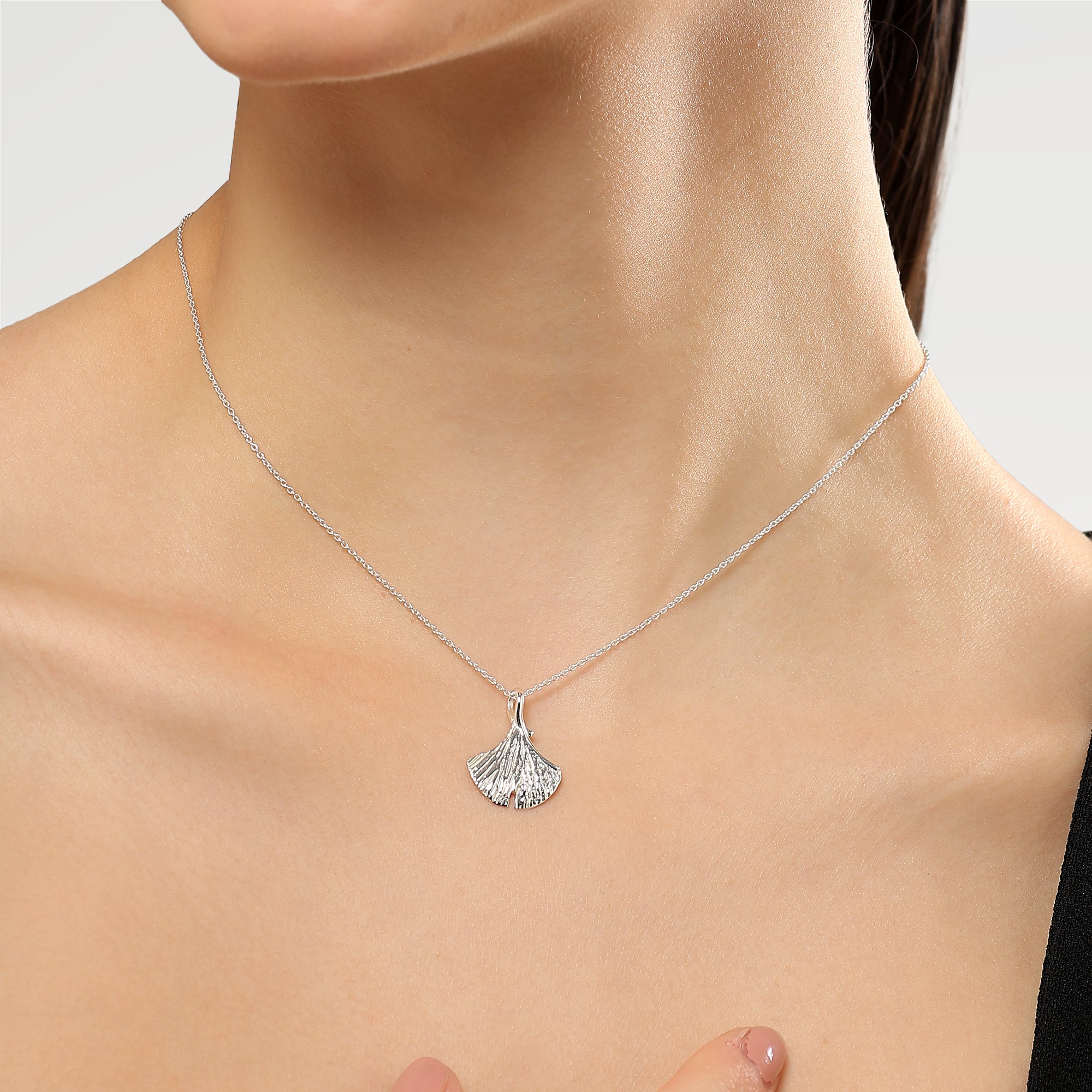 Silver Plated Plain Texture Pendants
