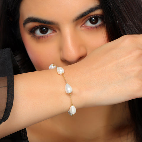 Fysa Silver Pearl Bracelets