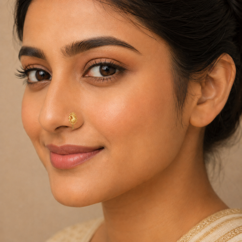 Ayla Silver Nose Pin