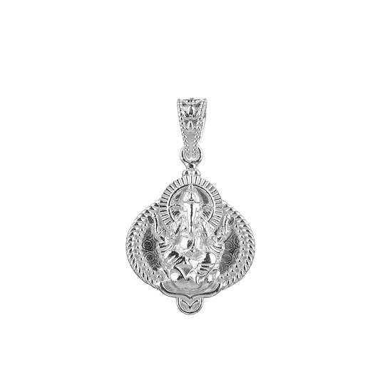 Evan Silver Ganesh Pendant