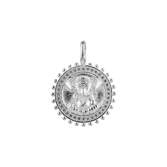 Anna Silver Ganesh Pendant