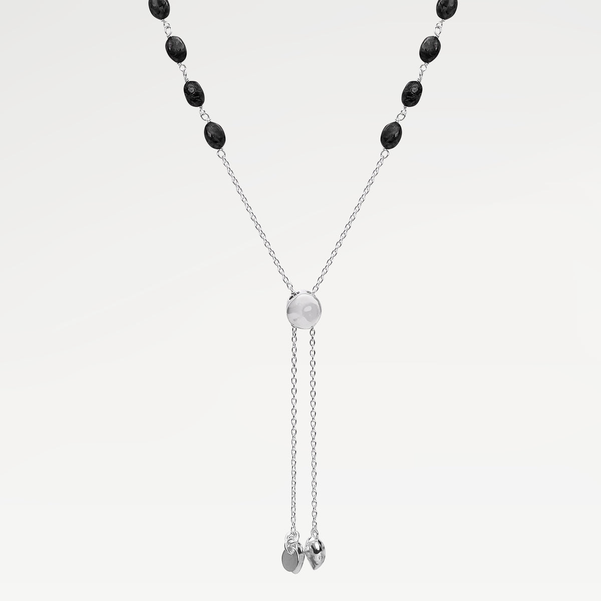 925 Sterling Silber Halskette Gelbgold plattiert mit achteckigem Zitronenquarz