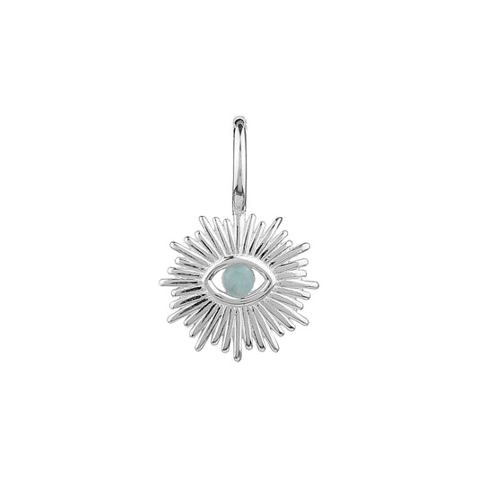 Lucy Silver Amazonite Pendant