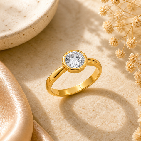 Anne Silver Diamond Adjustable Ring