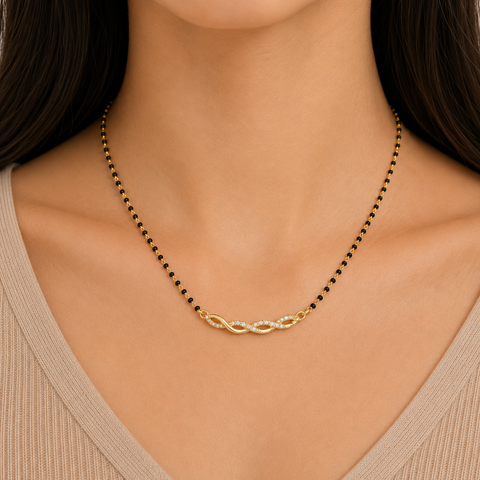 Celi Silver Mangalsutra