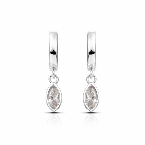 Ree Silver Zirconia Earrings