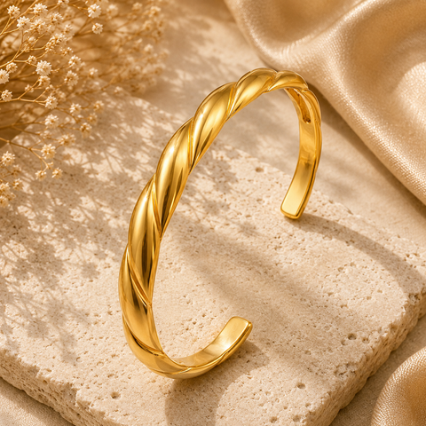 Veda Silver Cuff  Bracelets