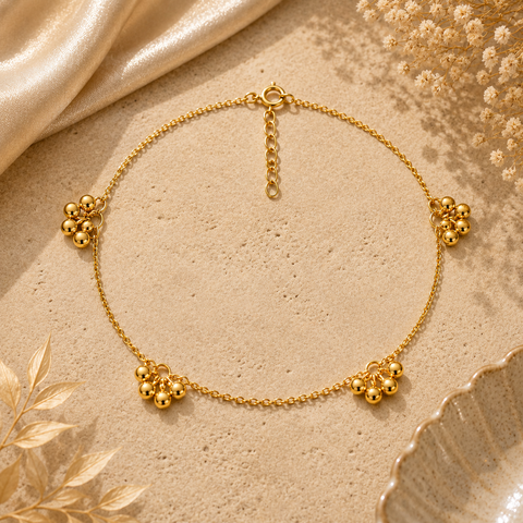 Pia Silver Anklet