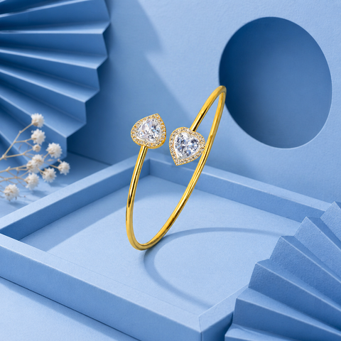 Zia Silver Zirconia Bangle