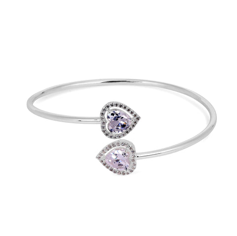 Zia Silver Zirconia Bangle