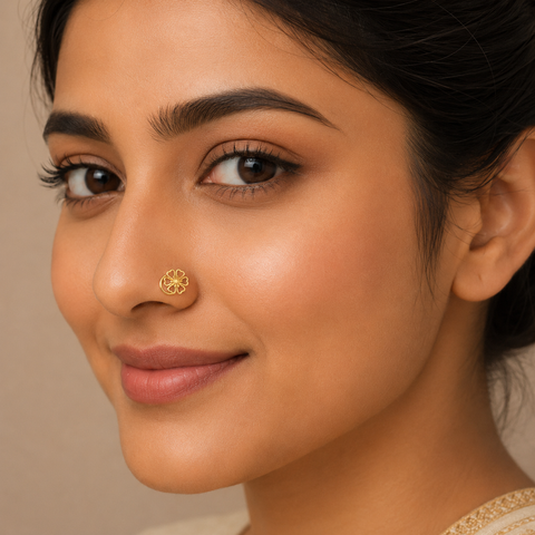 Myra Silver Nose Pin