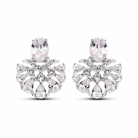 Jela Silver Stud Earrings